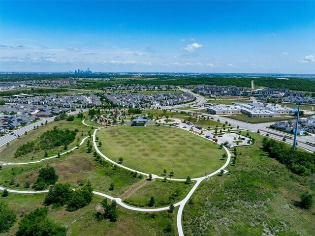 aerial perspective of suburban area
