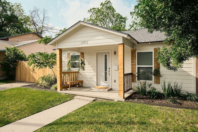 3703 Thompson St, Austin, TX 78702 - view of front of house with roof with shingles