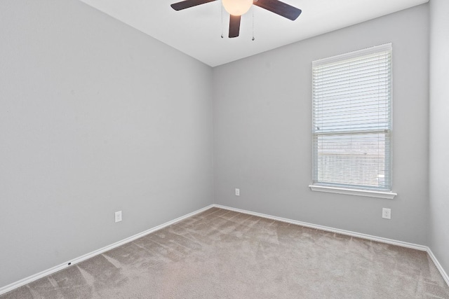 1180 Verna Brooks Way, Kyle, TX 78640 - carpeted spare room with a ceiling fan and baseboards