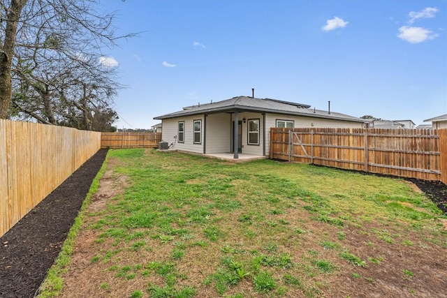 back of property featuring a patio area