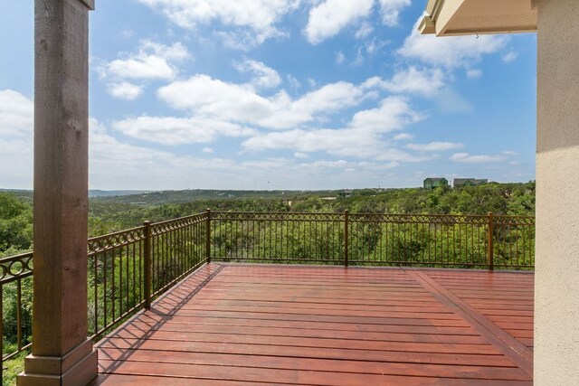 9617 Solana Vista Loop Unit A, Austin, TX 78750 - view of wooden terrace