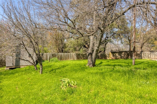 2201 Mission Hill Cir, Austin, TX 78741 - view of yard with fence