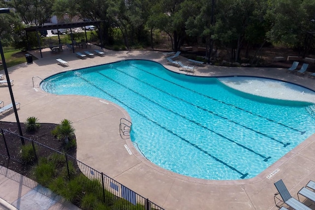 1505 Jolie Rose Bnd, Leander, TX 78641 - community pool featuring fence and a patio area