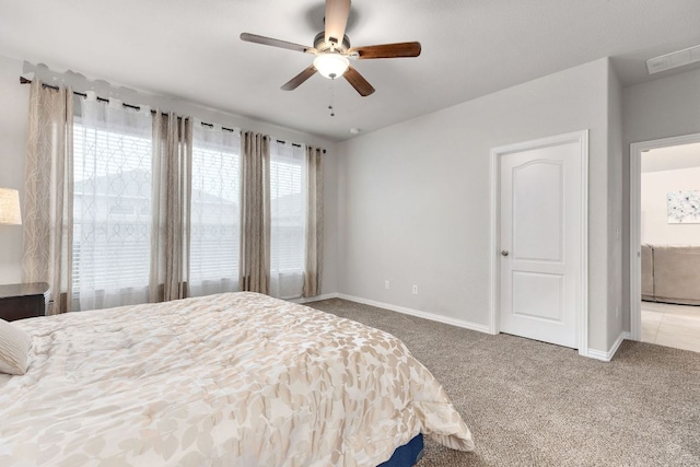 1012 Swan Flower St, Leander, TX 78641 - bedroom with carpet and a ceiling fan