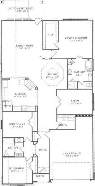 1012 Swan Flower St, Leander, TX 78641 - view of room layout