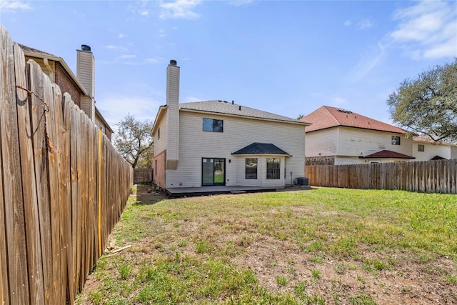 2003 Carriage Club Dr, Cedar Park, TX 78613 - back of property featuring a fenced backyard