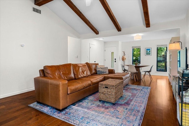 6905 Whispering Oaks Dr, Austin, TX 78745 - living room featuring hardwood / wood-style floors and baseboards