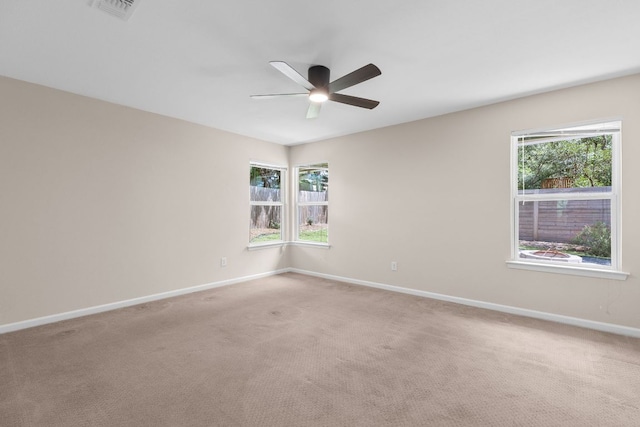 7805 Manassas Dr, Austin, TX 78745 - spare room with ceiling fan and carpet floors