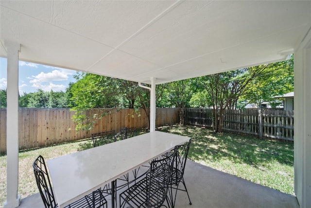 605 Swanson Cv, Austin, TX 78748 - fenced backyard with a patio
