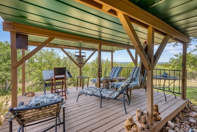 104 Derringer, Horseshoe Bay, TX 78657 - view of wooden deck