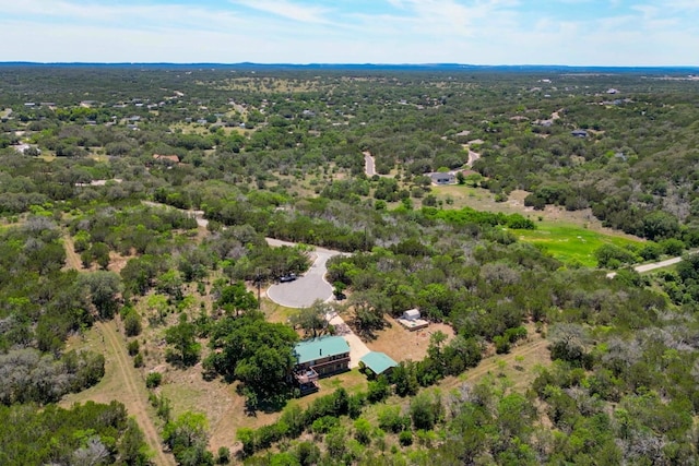 104 Derringer, Horseshoe Bay, TX 78657 - aerial view of a heavily wooded area