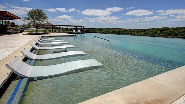 view of pool