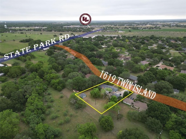 1619 Twin Island Dr, Lockhart, TX 78644 - aerial view