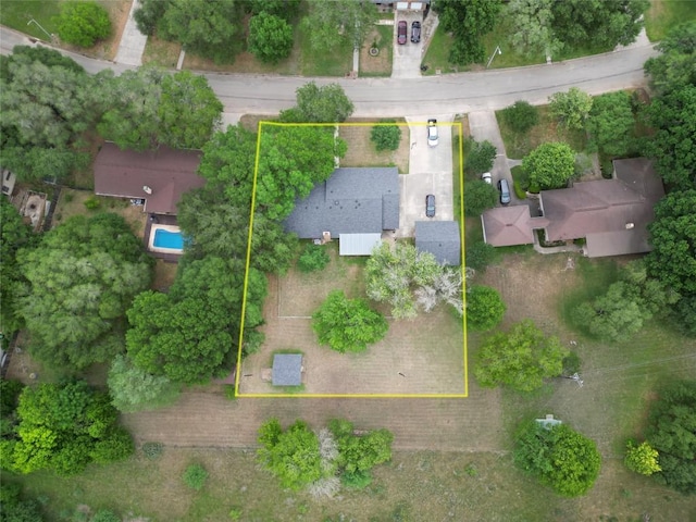 1619 Twin Island Dr, Lockhart, TX 78644 - aerial view of property's location featuring property boundaries highlighted
