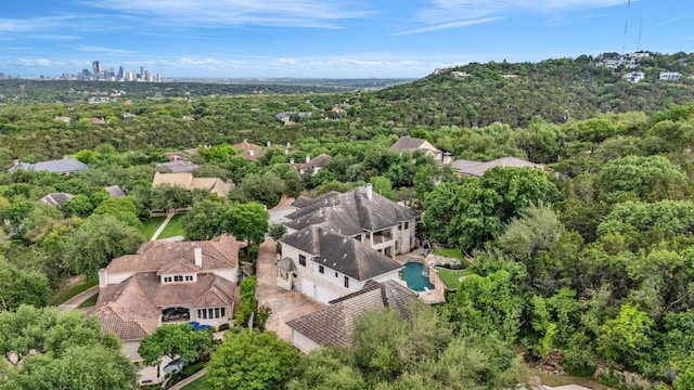 3204 Aztec Fall Cv, Austin, TX 78746 - aerial view of a forest