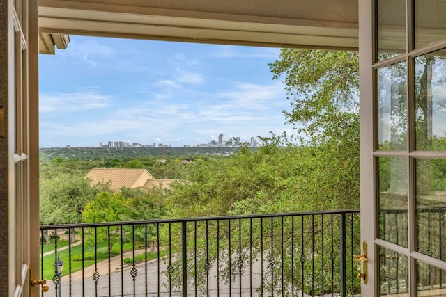 3204 Aztec Fall Cv, Austin, TX 78746 - balcony with a view of city