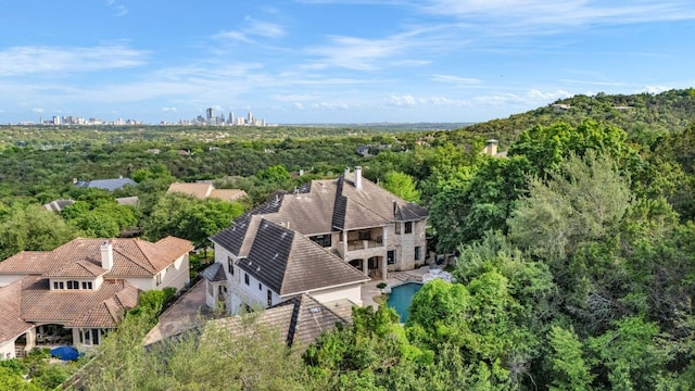 3204 Aztec Fall Cv, Austin, TX 78746 - view of subject property featuring a forest
