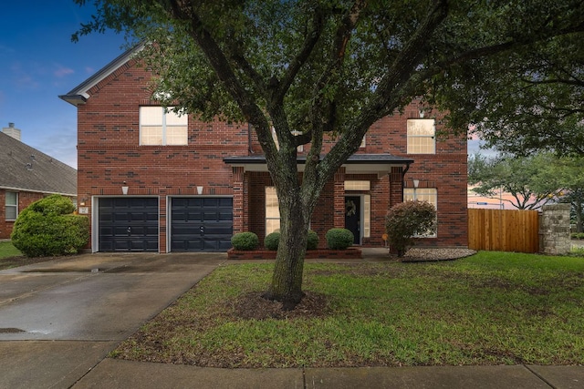 701 Stansted Manor Dr, Pflugerville, TX 78660 - traditional home featuring brick siding, a garage, and concrete driveway