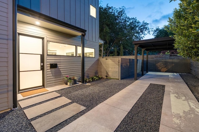 1908 Goodrich Ave Unit B, Austin, TX 78704 - view of side of home with board and batten siding