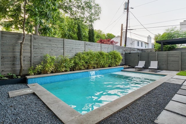1908 Goodrich Ave Unit B, Austin, TX 78704 - view of pool with a fenced backyard