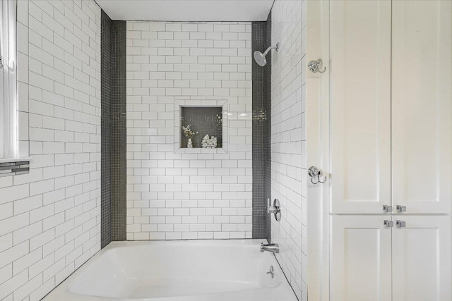 full bathroom with shower / bath combination