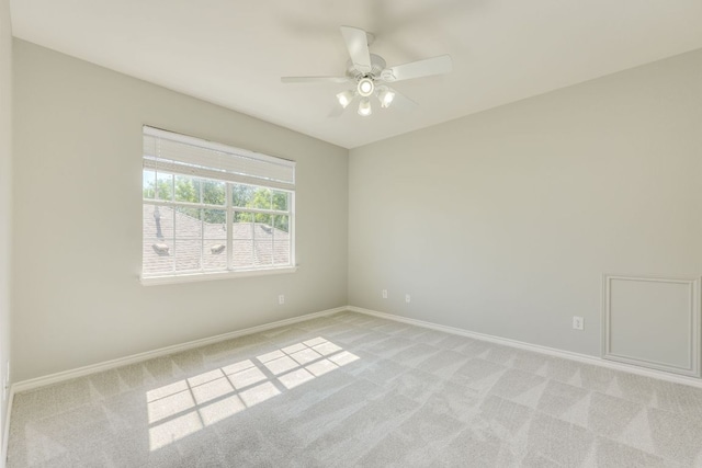 5133 Valburn Ct, Austin, TX 78731 - unfurnished room featuring light colored carpet and ceiling fan
