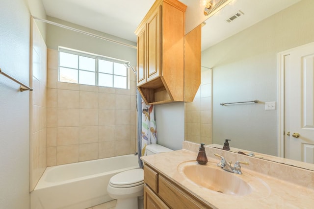 5133 Valburn Ct, Austin, TX 78731 - bathroom featuring vanity and shower / bath combo with shower curtain