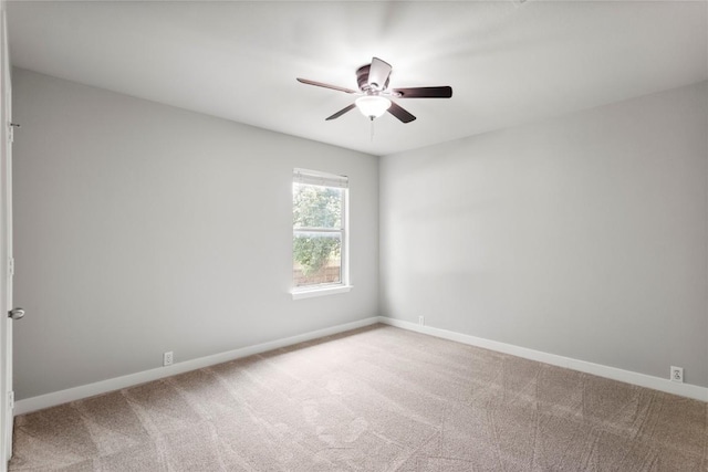 1600 Gretchen Dr, Cedar Park, TX 78613 - carpeted empty room featuring ceiling fan and baseboards