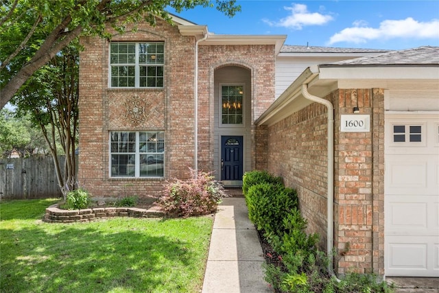 1600 Gretchen Dr, Cedar Park, TX 78613 - entrance to property featuring an attached garage and brick siding