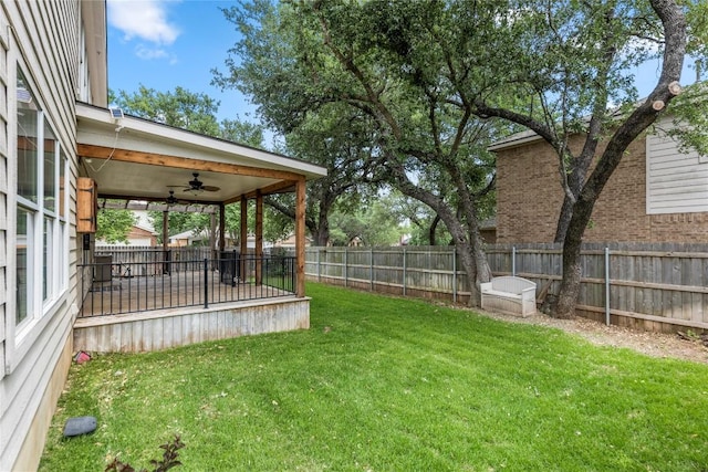 1600 Gretchen Dr, Cedar Park, TX 78613 - view of yard with a ceiling fan