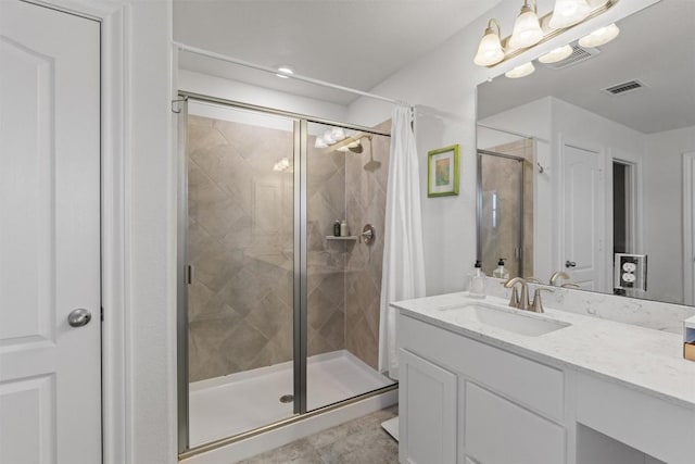 7609 Lazy Creek Dr, Austin, TX 78724 - full bath with vanity and a shower stall