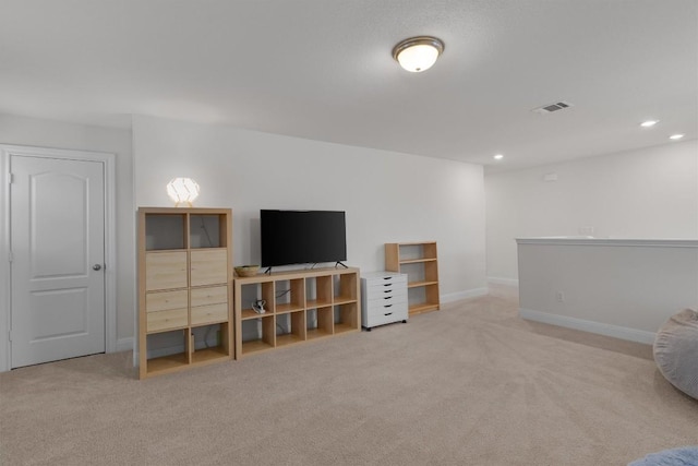 7609 Lazy Creek Dr, Austin, TX 78724 - carpeted living room with recessed lighting