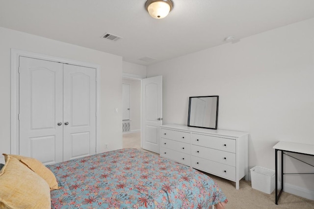 7609 Lazy Creek Dr, Austin, TX 78724 - bedroom with a closet and light carpet
