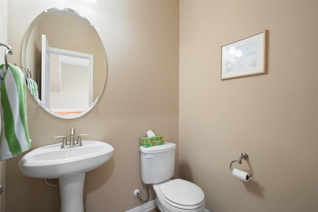 half bath with toilet