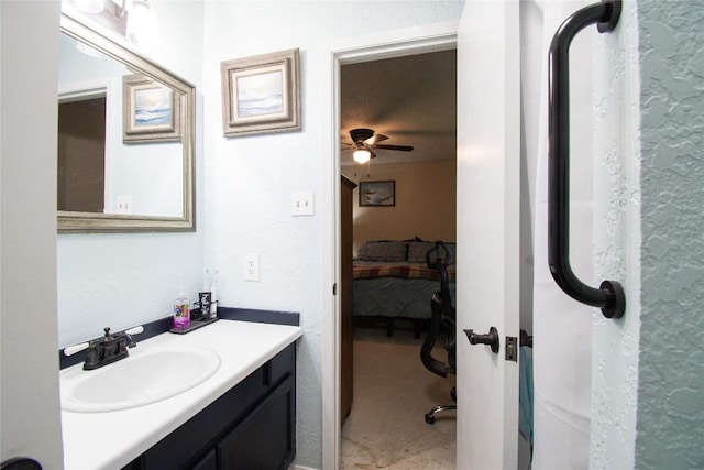 12 Catalpa Ct, Belton, TX 76513 - ensuite bathroom featuring a ceiling fan and vanity