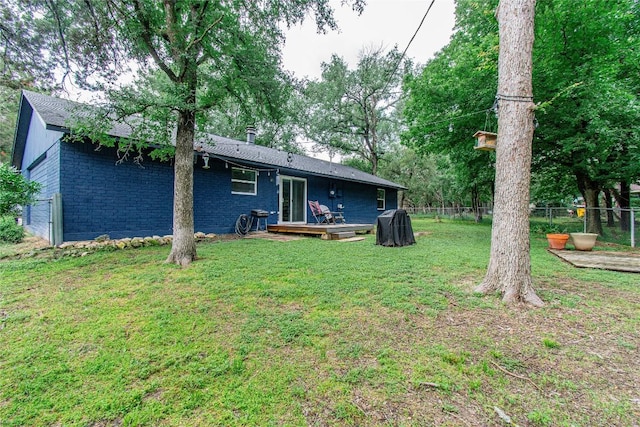 12 Catalpa Ct, Belton, TX 76513 - back of property with a deck and brick siding