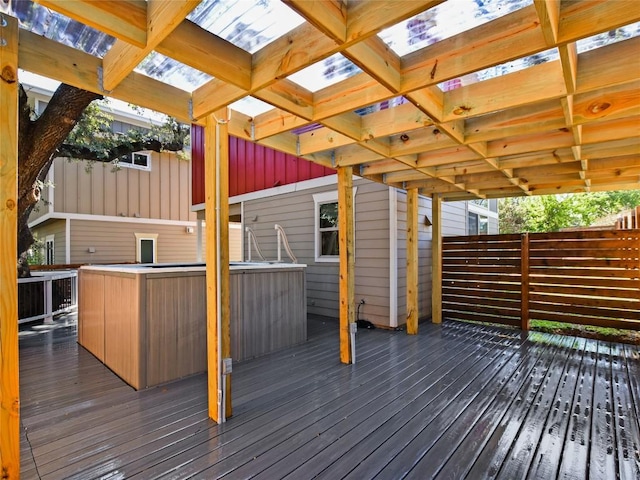 614 Terrell Hill Dr Unit B, Austin, TX 78704 - view of wooden terrace