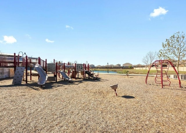 view of community jungle gym