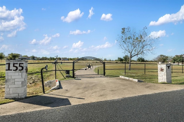 155 Gabriel Farms Dr, Hutto, TX 78634 - gate with a view of countryside
