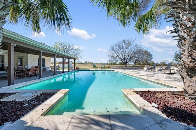 155 Gabriel Farms Dr, Hutto, TX 78634 - view of swimming pool with a patio area and fence