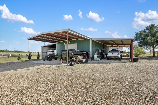 155 Gabriel Farms Dr, Hutto, TX 78634 - view of vehicle parking with fence