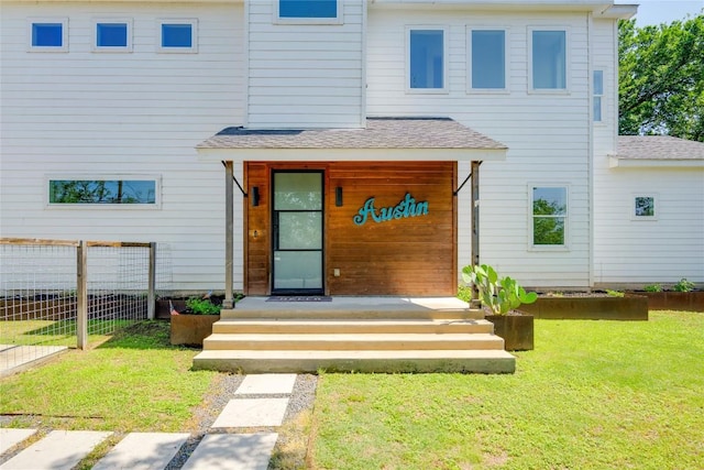 1305 Village W Dr, Austin, TX 78733 - view of front of property featuring roof with shingles