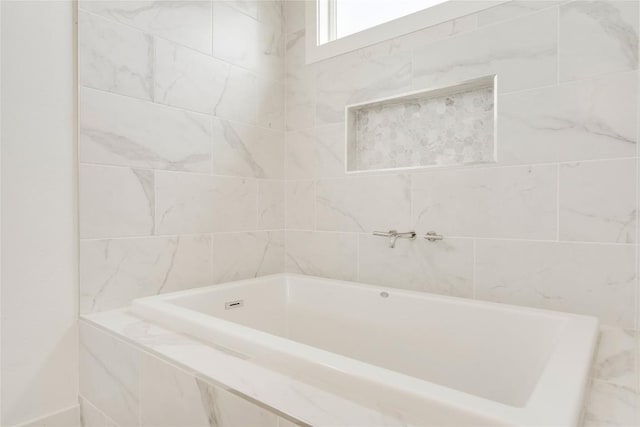 bathroom with a bathtub