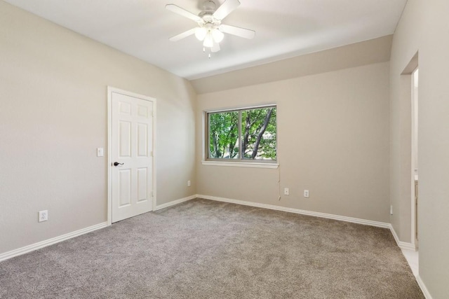 805 Parkwood Ct, Mckinney, TX 75072 - carpeted spare room with a ceiling fan and baseboards
