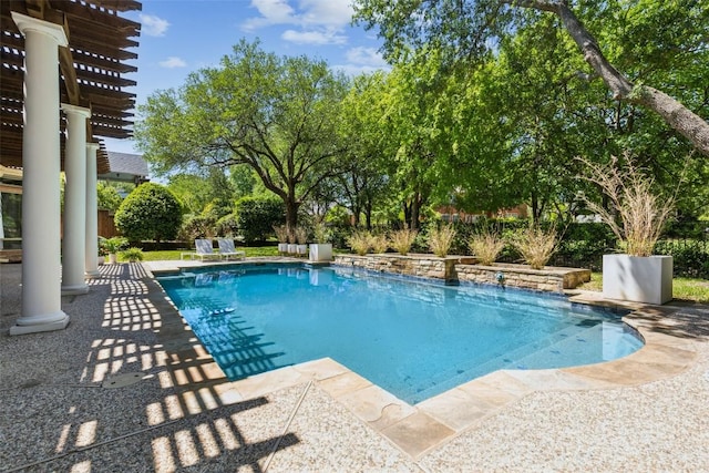 805 Parkwood Ct, Mckinney, TX 75072 - swimming pool featuring a patio area