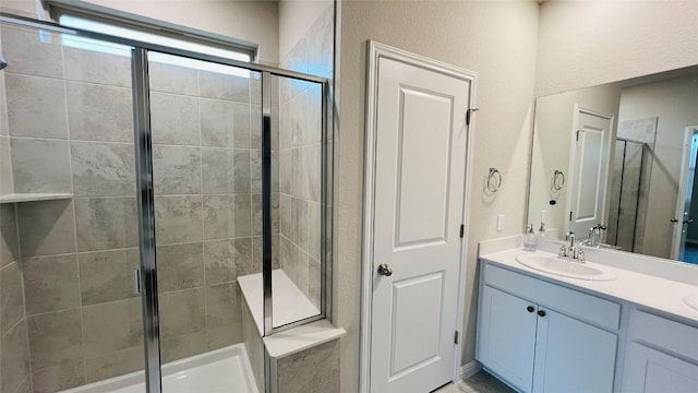 310 Dipprey Ln, Georgetown, TX 78628 - full bath featuring a shower stall and double vanity