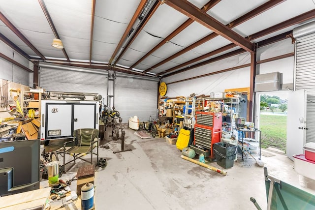 221 Breakaway Rd, Cedar Park, TX 78613 - garage with a workshop area