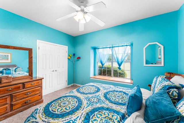 221 Breakaway Rd, Cedar Park, TX 78613 - carpeted bedroom featuring a ceiling fan and baseboards