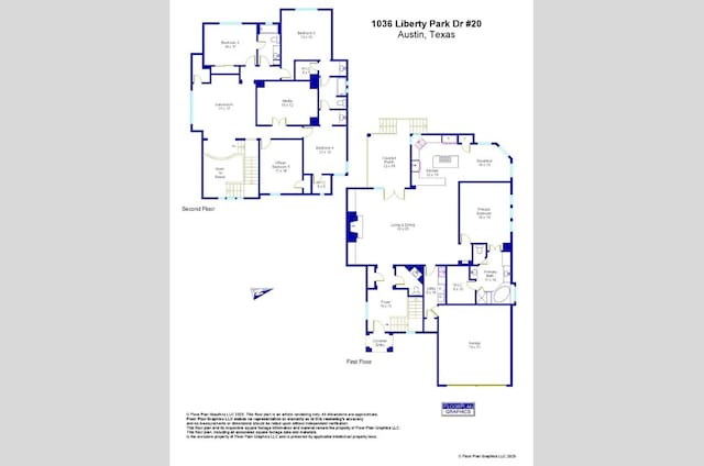 1036 Liberty Park Dr Unit 20, Austin, TX 78746 - property floor plan