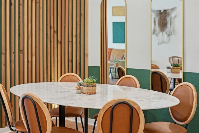 view of dining room